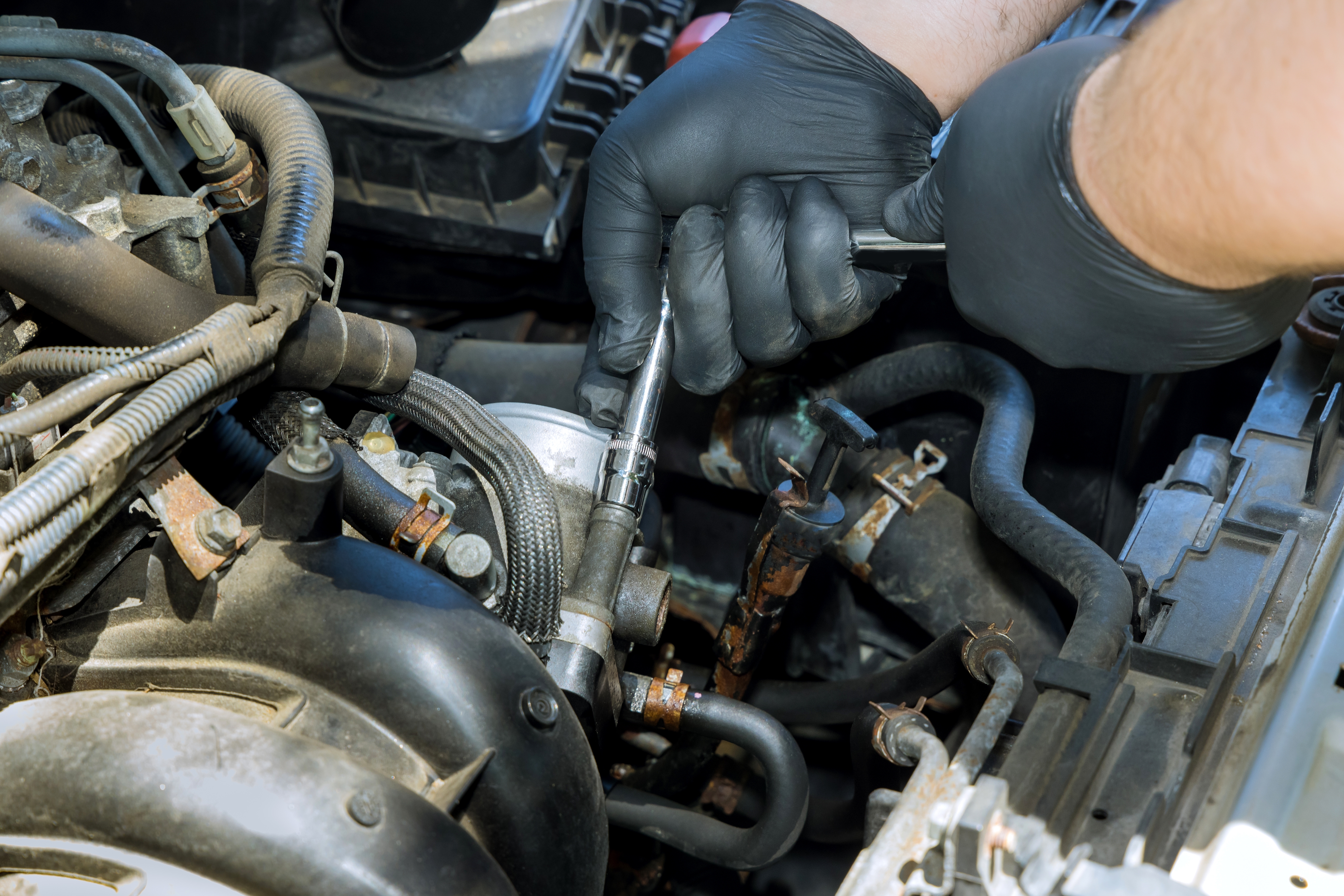 reattach the throttle body